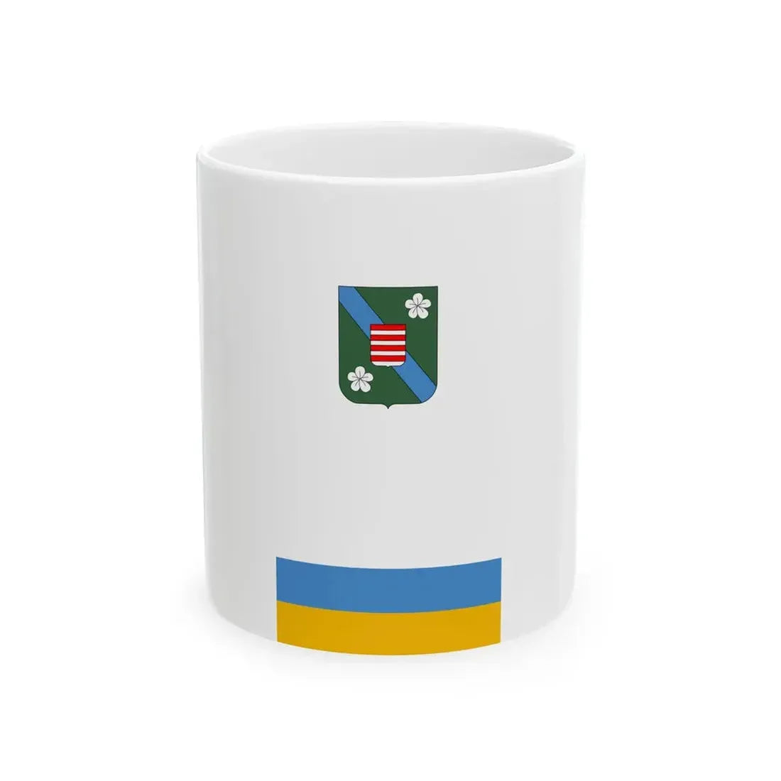 Flag of Szodliget vertical (Hungary) White Coffee Mug 11oz - Go Mug Yourself