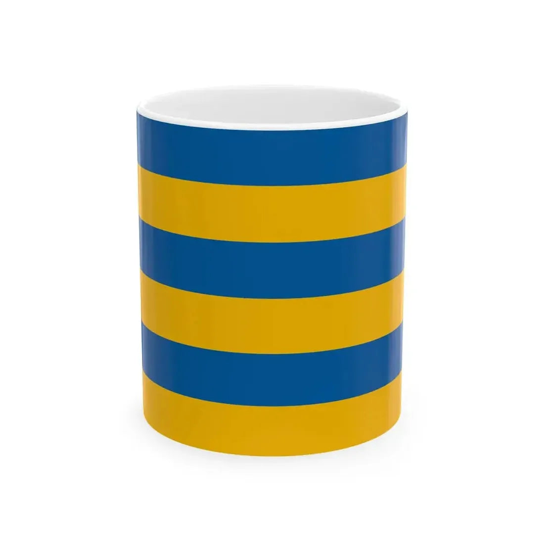 Flag of Szolnok 1941 (Hungary) White Coffee Mug 11oz - Go Mug Yourself