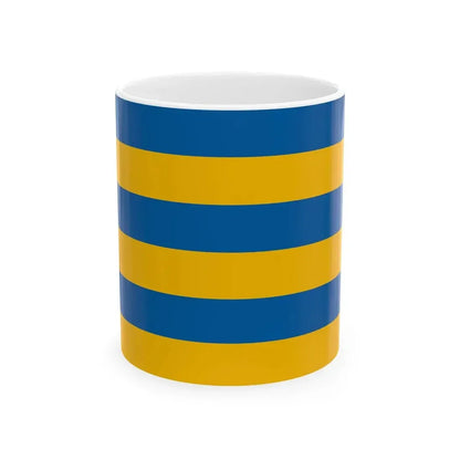 Flag of Szolnok 1941 (Hungary) White Coffee Mug 11oz - Go Mug Yourself