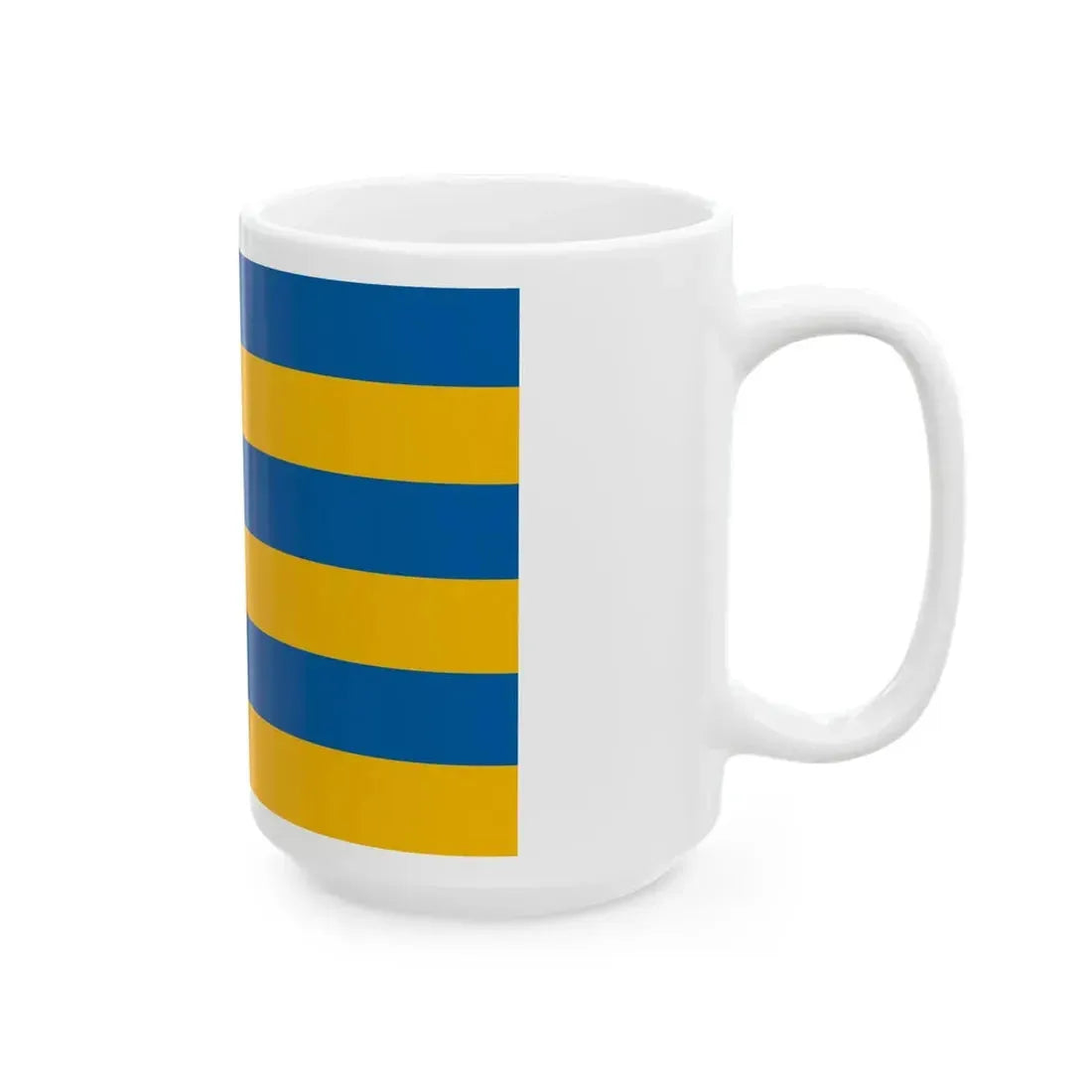 Flag of Szolnok 1941 (Hungary) White Coffee Mug - Go Mug Yourself