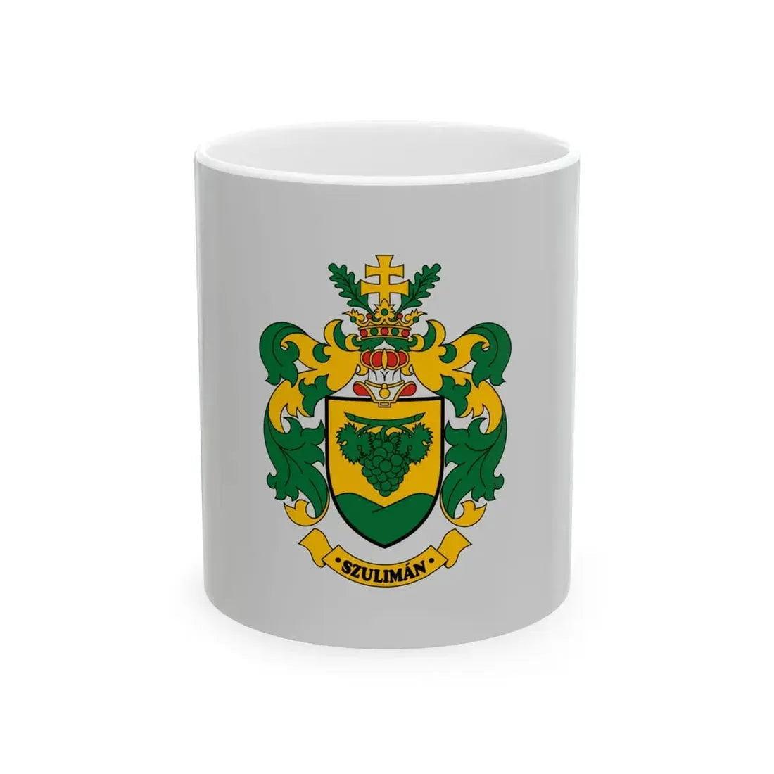 Flag of Szuliman (Hungary) White Coffee Mug 11oz - Go Mug Yourself