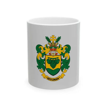 Flag of Szuliman (Hungary) White Coffee Mug 11oz - Go Mug Yourself