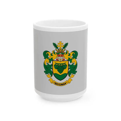 Flag of Szuliman (Hungary) White Coffee Mug 15oz - Go Mug Yourself
