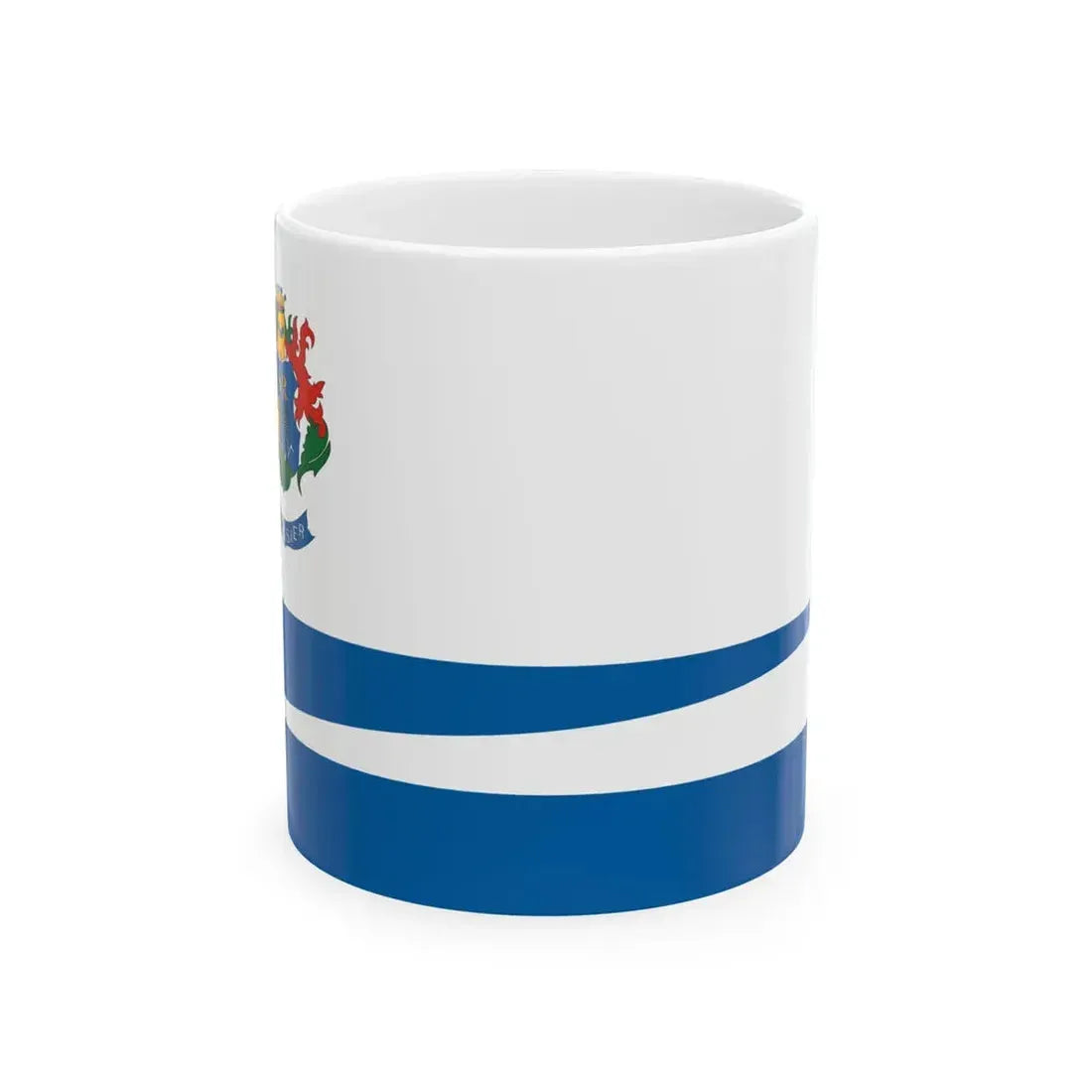 Flag of Szur (Hungary) White Coffee Mug 11oz - Go Mug Yourself