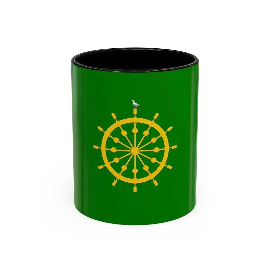 Flag of Ta' Xbiex Malta - Accent Coffee Mug 11oz Black - Go Mug Yourself