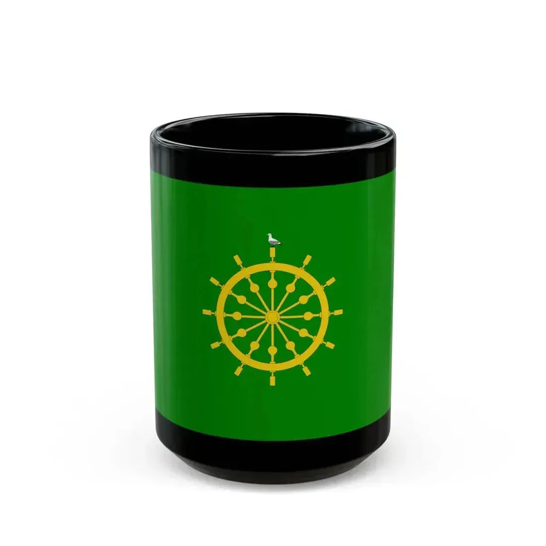 Flag of Ta' Xbiex Malta - Black Coffee Mug 15oz - Go Mug Yourself