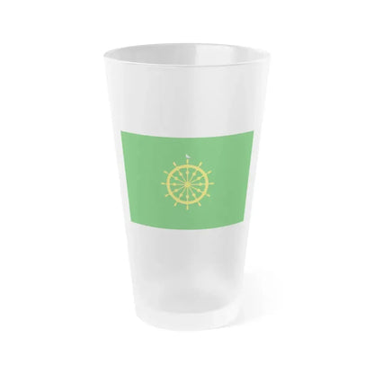 Flag of Ta' Xbiex Malta - Frosted Pint Glass 16oz 16oz Frosted - Go Mug Yourself