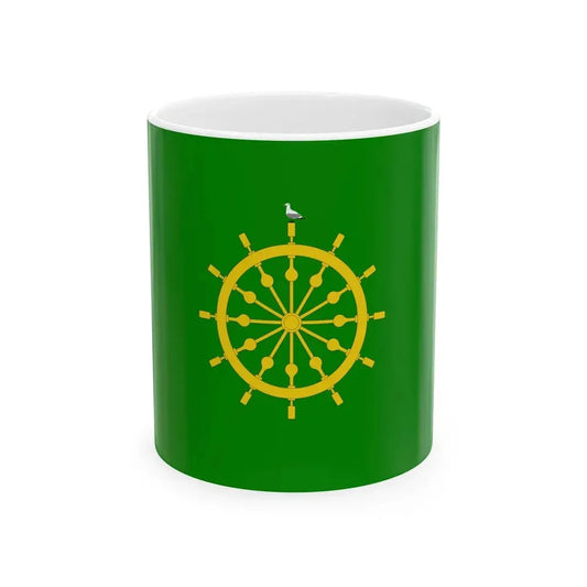 Flag of Ta' Xbiex Malta - White Coffee Mug 11oz - Go Mug Yourself