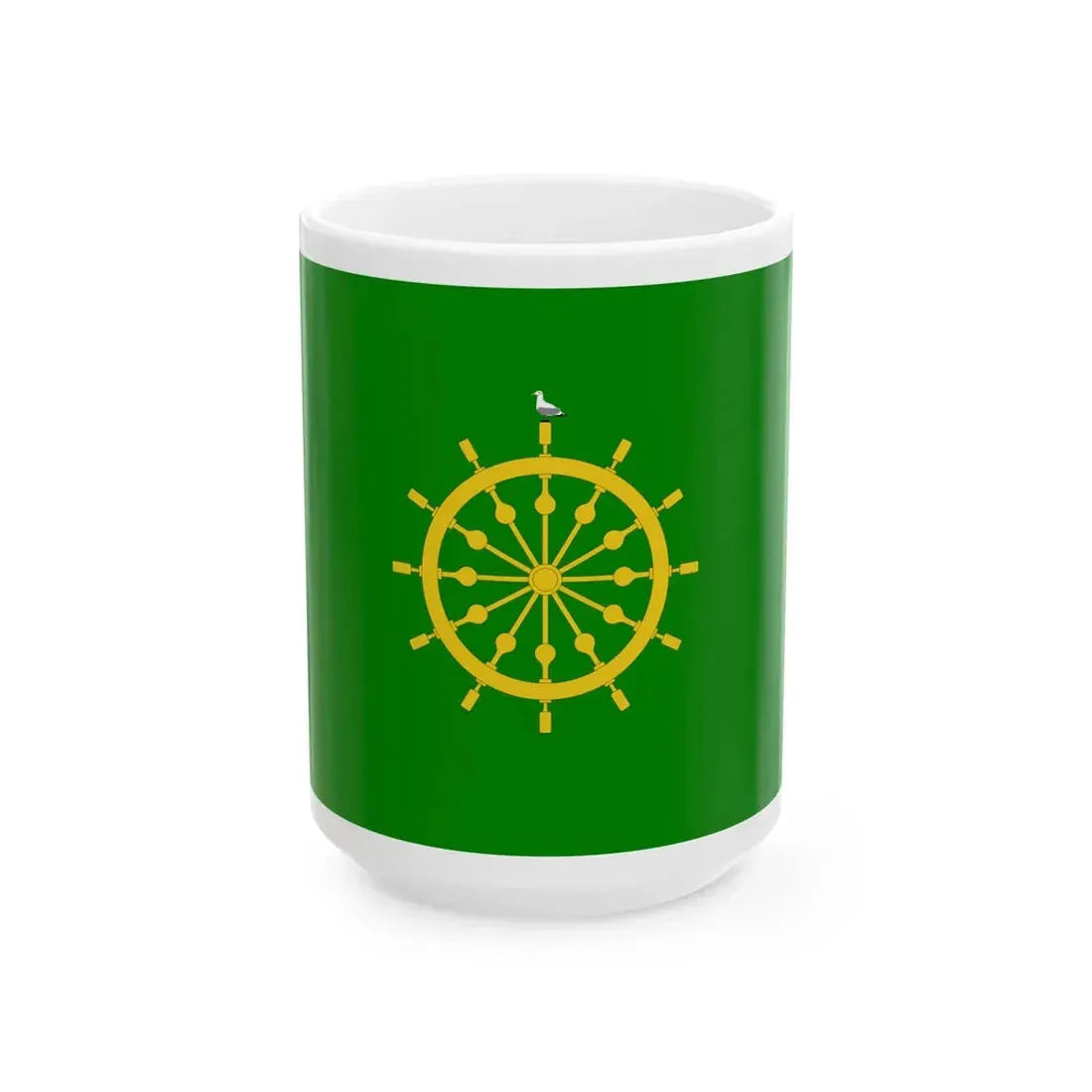 Flag of Ta Xbiex (Malta) White Coffee Mug 15oz - Go Mug Yourself