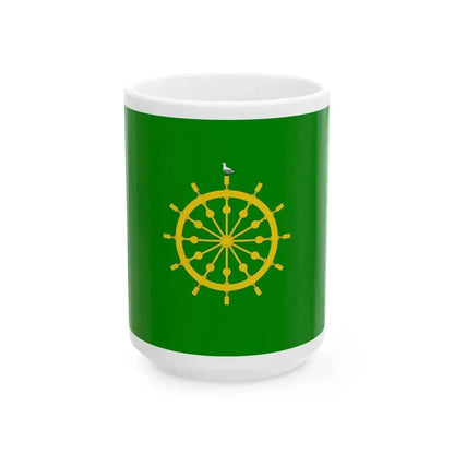 Flag of Ta' Xbiex Malta - White Coffee Mug 15oz - Go Mug Yourself