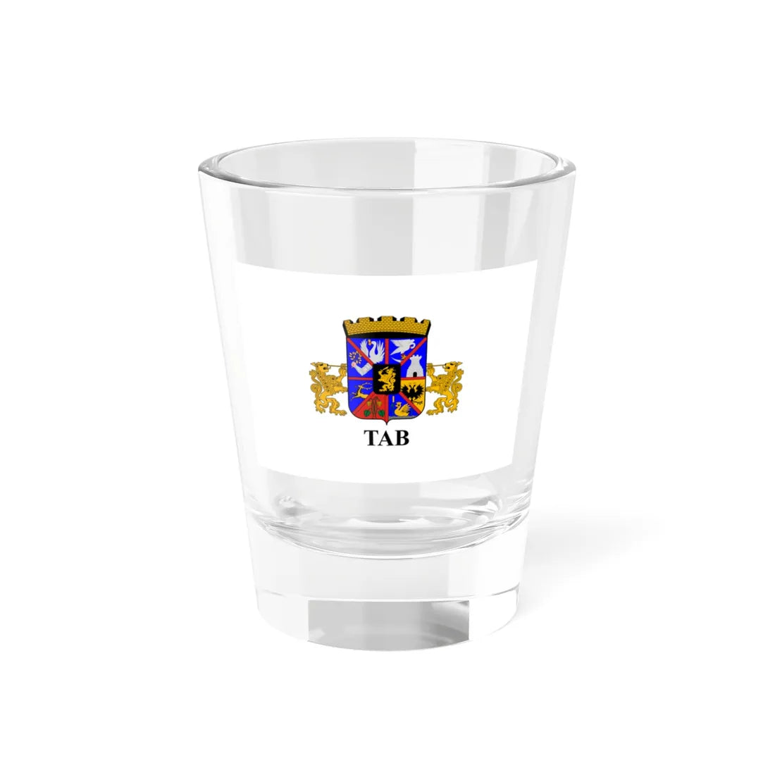 Flag of Tab (Hungary) Shot Glass 1.5oz 1.5oz - Go Mug Yourself