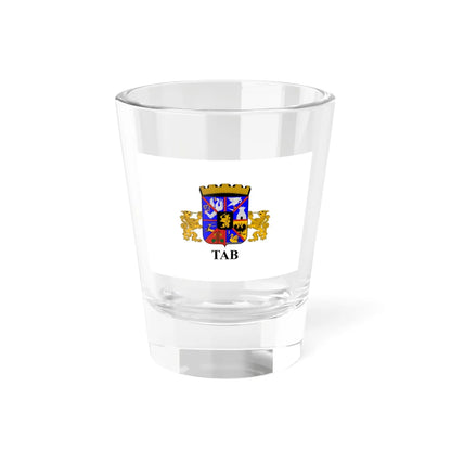 Flag of Tab (Hungary) Shot Glass 1.5oz 1.5oz - Go Mug Yourself
