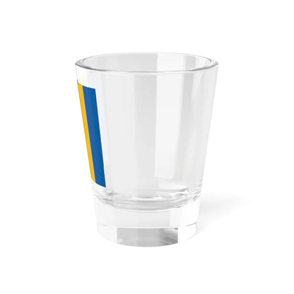 Flag of Tabajd 1-1 aspect ratio (Hungary) Shot Glass 1.5oz - Go Mug Yourself