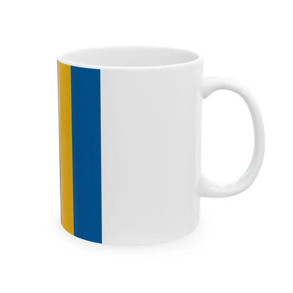 Flag of Tabajd 1-1 aspect ratio (Hungary) White Coffee Mug - Go Mug Yourself