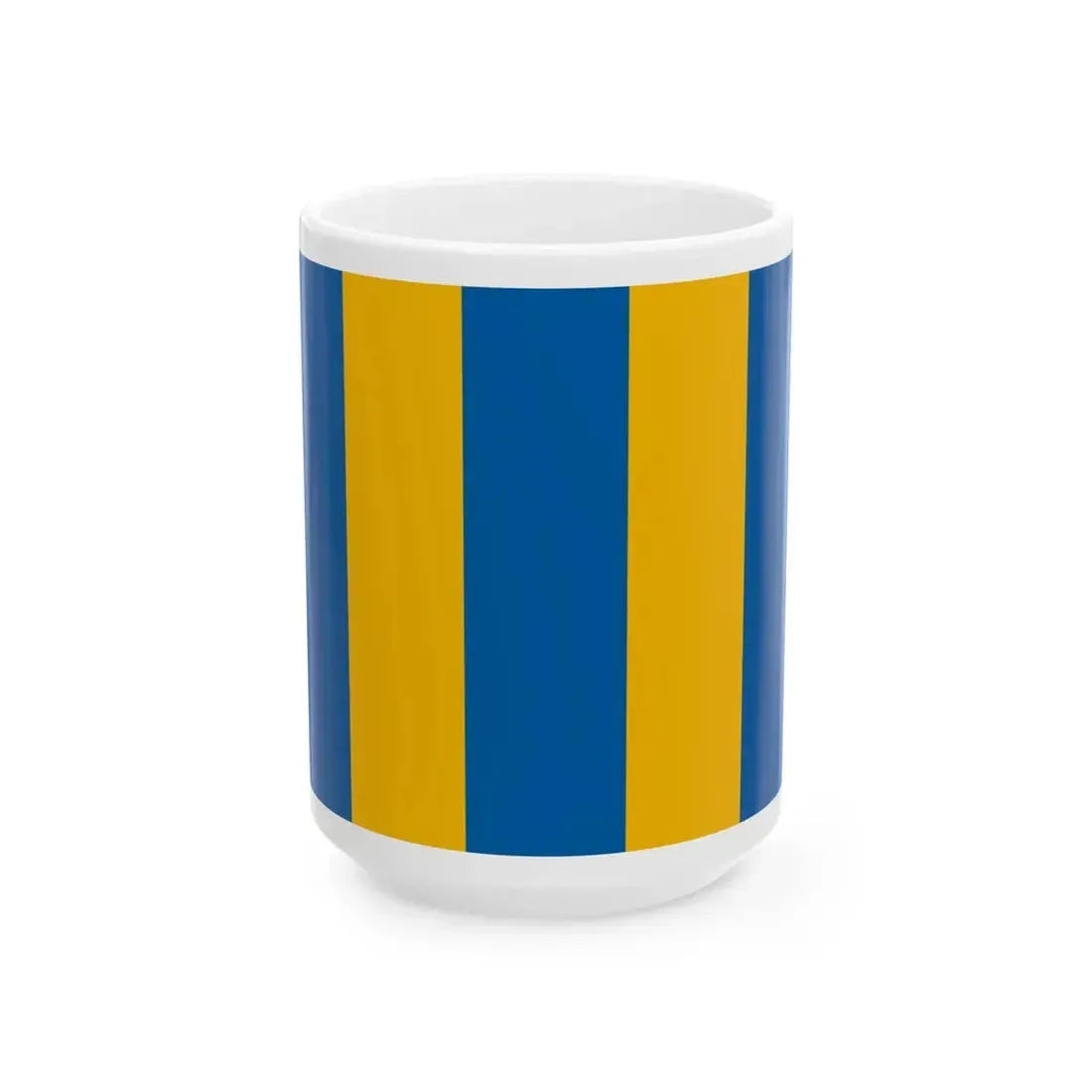 Flag of Tabajd (Hungary) White Coffee Mug 15oz - Go Mug Yourself