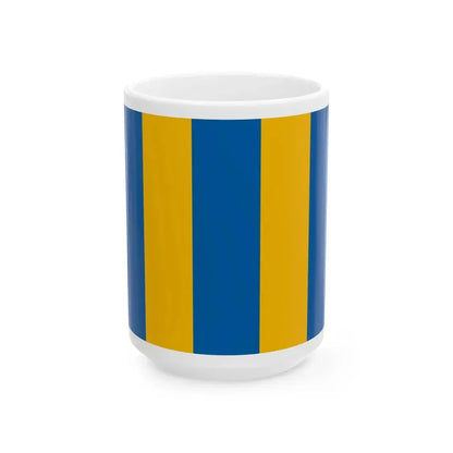 Flag of Tabajd (Hungary) White Coffee Mug 15oz - Go Mug Yourself