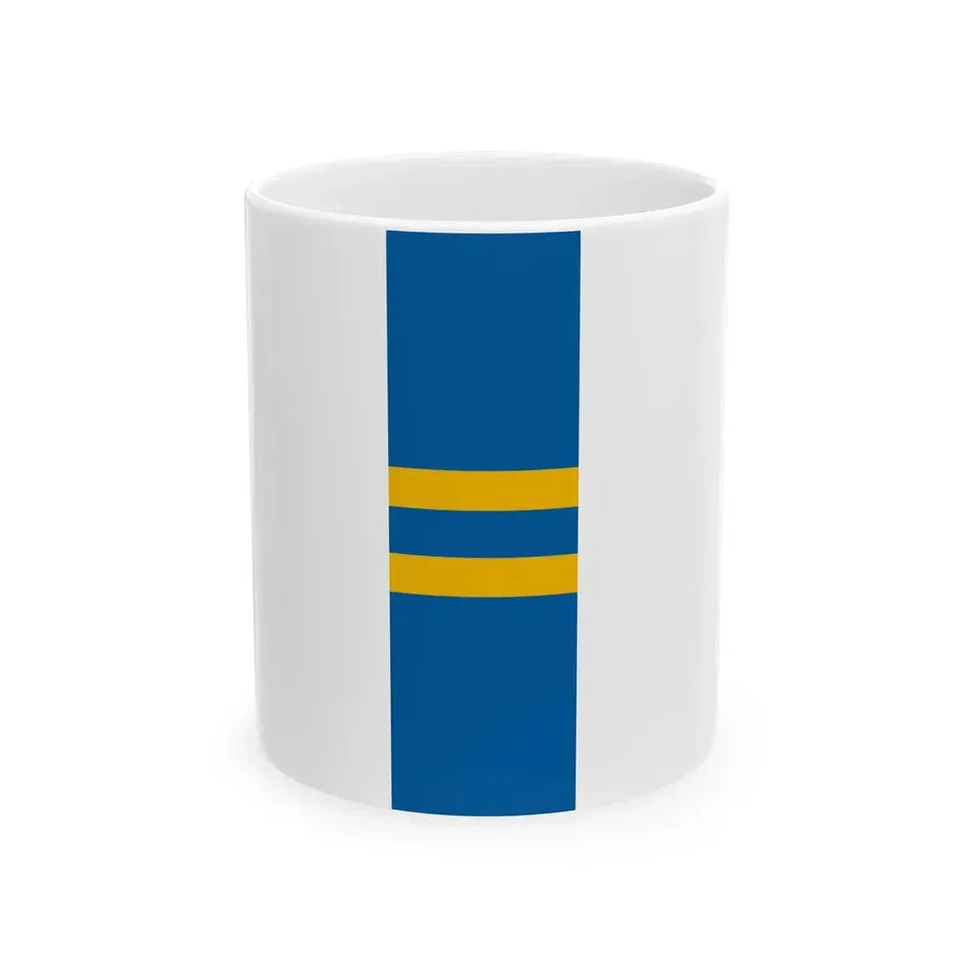 Flag of Tabajd vertical (Hungary) White Coffee Mug 11oz - Go Mug Yourself