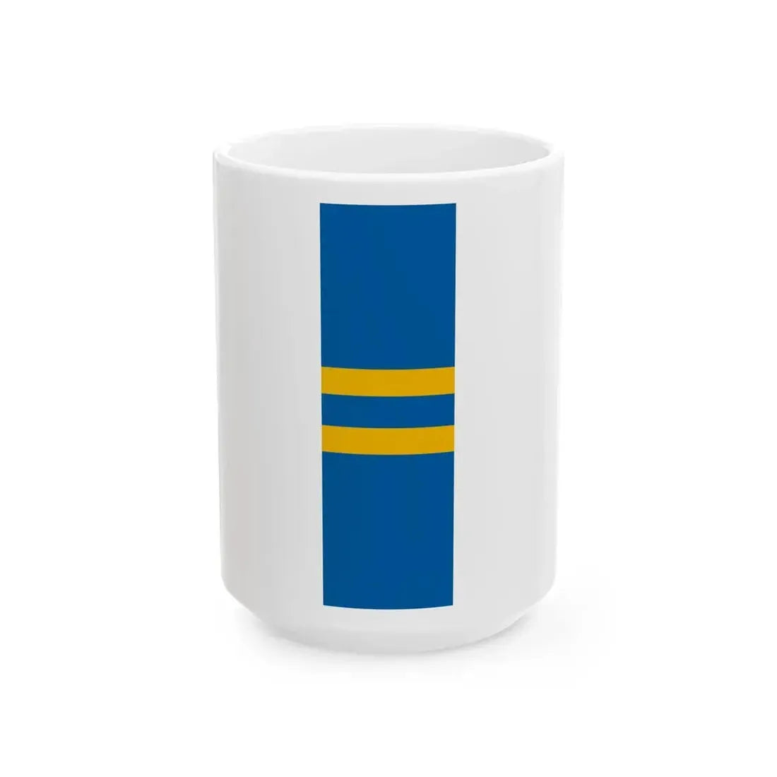 Flag of Tabajd vertical (Hungary) White Coffee Mug 15oz - Go Mug Yourself
