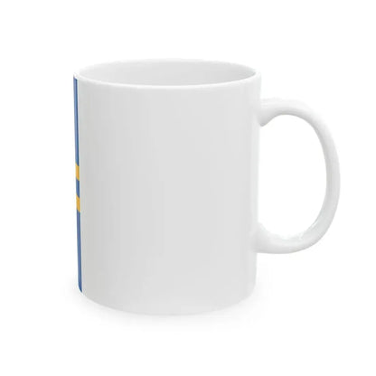 Flag of Tabajd vertical (Hungary) White Coffee Mug - Go Mug Yourself