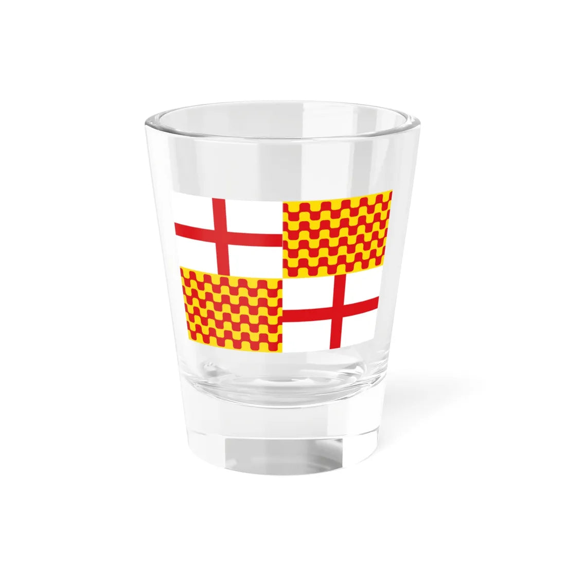 Flag of Tabarnia (Spain) Shot Glass 1.5oz 1.5oz - Go Mug Yourself