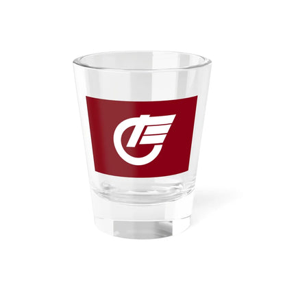 Flag of Tabayama Yamanashi (Japan) Shot Glass 1.5oz 1.5oz - Go Mug Yourself
