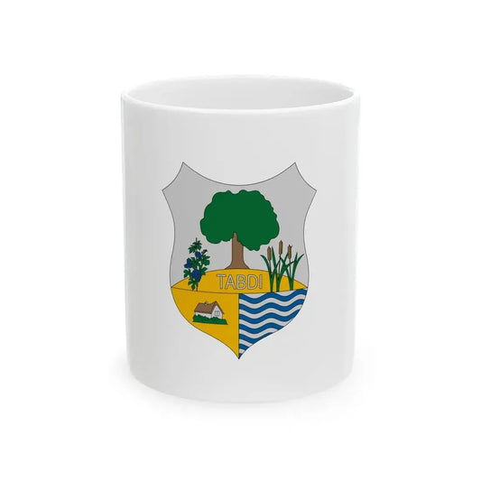 Flag of Tabdi (Hungary) White Coffee Mug 11oz - Go Mug Yourself