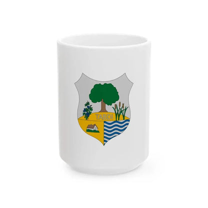 Flag of Tabdi (Hungary) White Coffee Mug 15oz - Go Mug Yourself