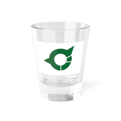 Flag of Tabuse Yamaguchi (Japan) Shot Glass 1.5oz 1.5oz - Go Mug Yourself