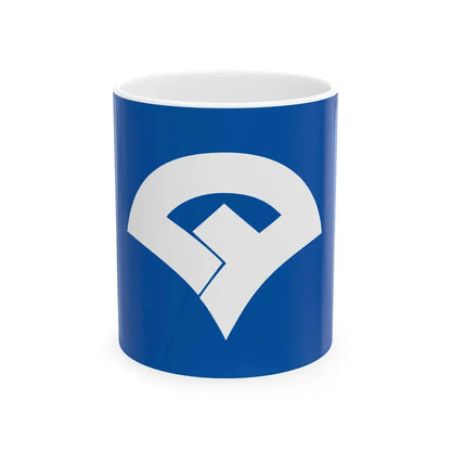 Flag of Tachiarai Fukuoka (Japan) White Coffee Mug 11oz - Go Mug Yourself