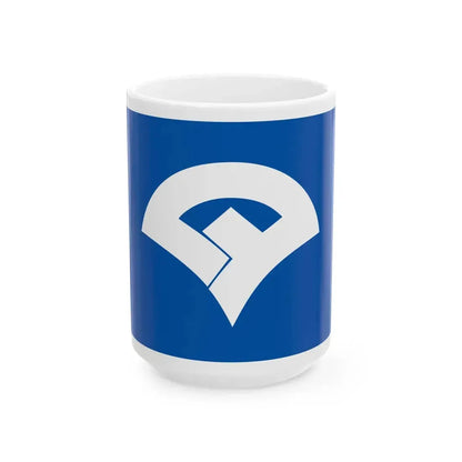 Flag of Tachiarai Fukuoka (Japan) White Coffee Mug 15oz - Go Mug Yourself