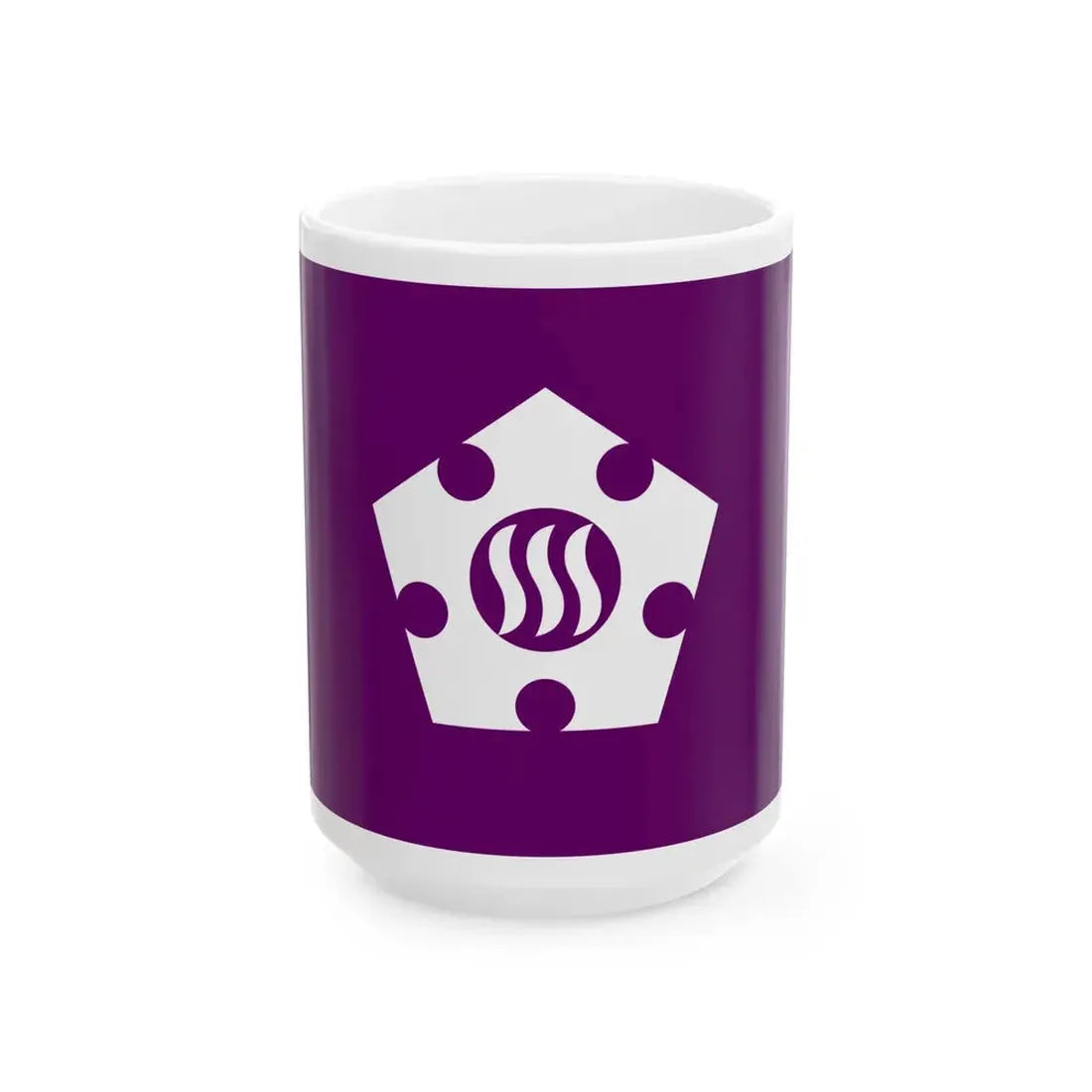 Flag of Tachikawa Tokyo Japan - White Coffee Mug 15oz - Go Mug Yourself