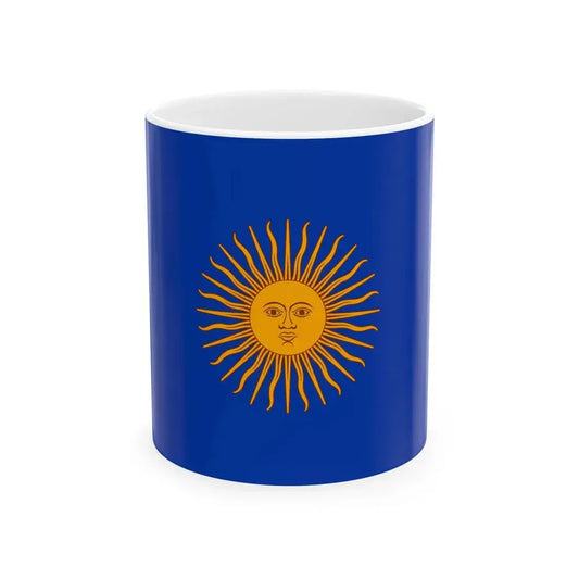 Flag of Tacna Regiment 1820 proposal (Peru) White Coffee Mug 11oz - Go Mug Yourself