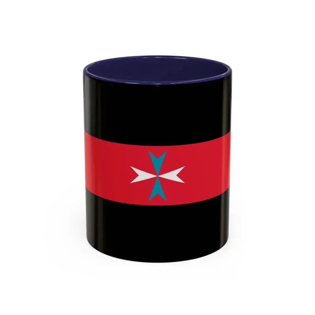 Flag of Tacuara Nationalist Movement - Accent Coffee Mug 11oz Navy - Go Mug Yourself