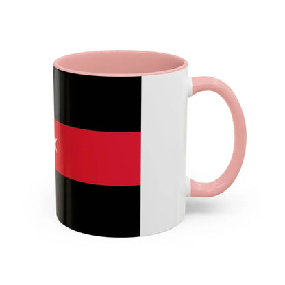 Flag of Tacuara Nationalist Movement - Accent Coffee Mug - Go Mug Yourself