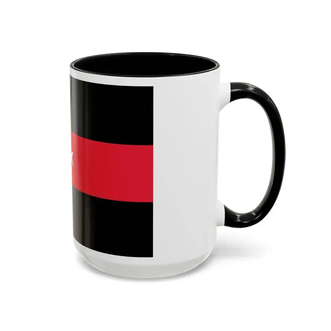 Flag of Tacuara Nationalist Movement - Accent Coffee Mug - Go Mug Yourself