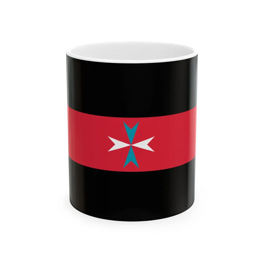 Flag of Tacuara Nationalist Movement (Argentina) White Coffee Mug 11oz - Go Mug Yourself