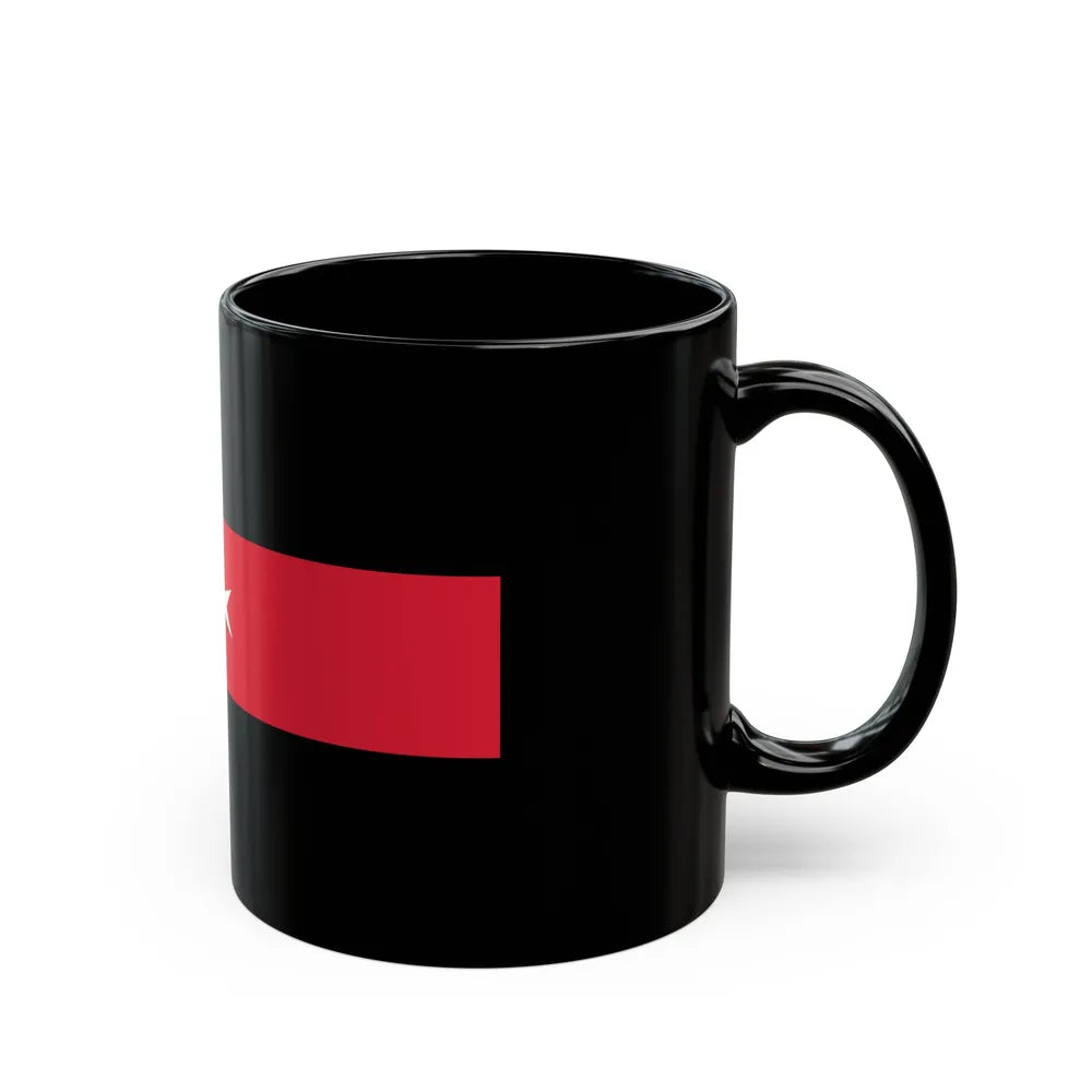 Flag of Tacuara Nationalist Movement - Black Coffee Mug-Go Mug Yourself