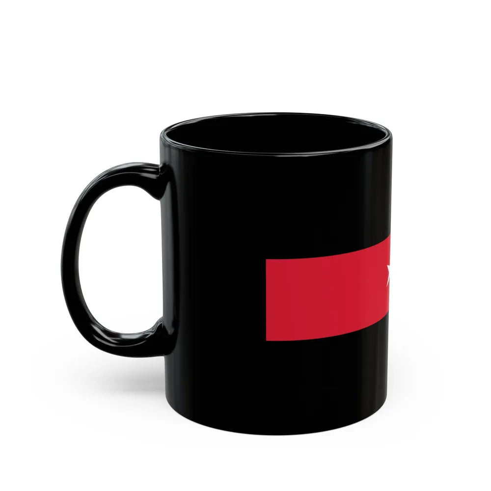 Flag of Tacuara Nationalist Movement - Black Coffee Mug-Go Mug Yourself