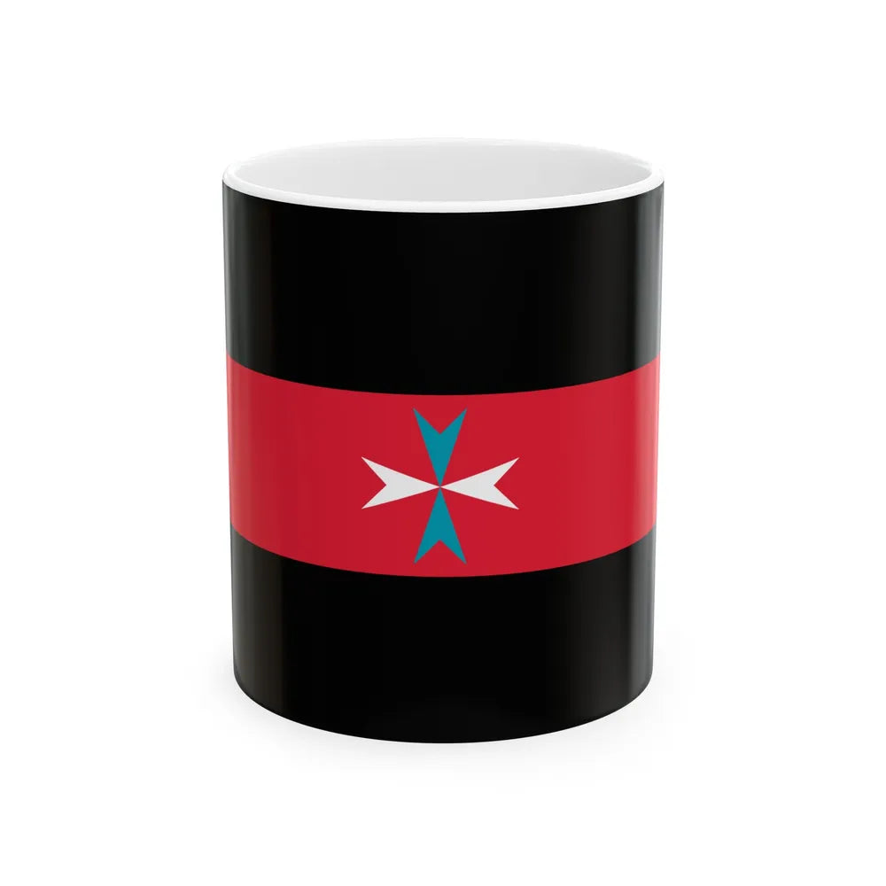 Flag of Tacuara Nationalist Movement - White Coffee Mug-11oz-Go Mug Yourself