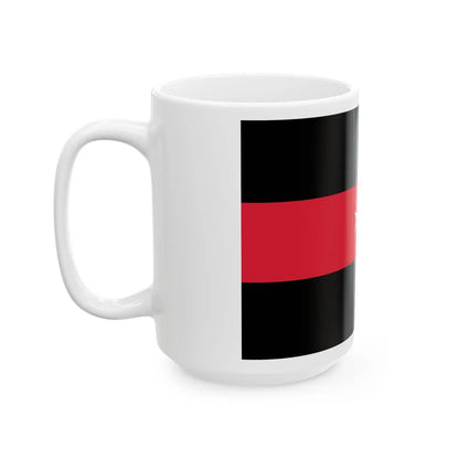 Flag of Tacuara Nationalist Movement - White Coffee Mug-Go Mug Yourself