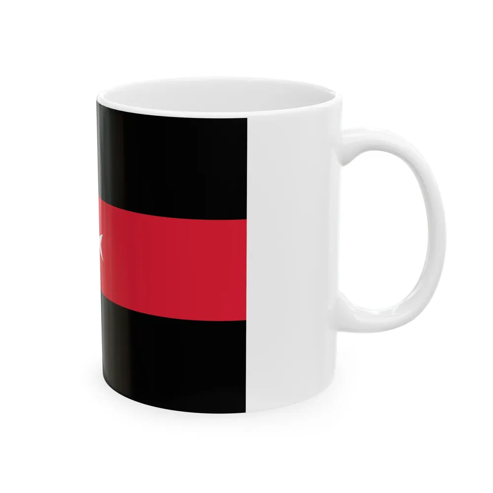 Flag of Tacuara Nationalist Movement - White Coffee Mug-Go Mug Yourself