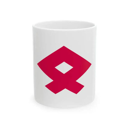 Flag of Tadotsu Kagawa (Japan) White Coffee Mug 11oz - Go Mug Yourself