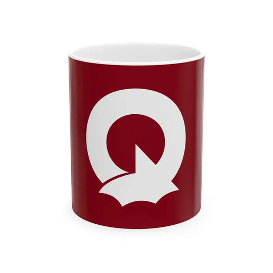 Flag of Taga Shiga (Japan) White Coffee Mug 11oz - Go Mug Yourself