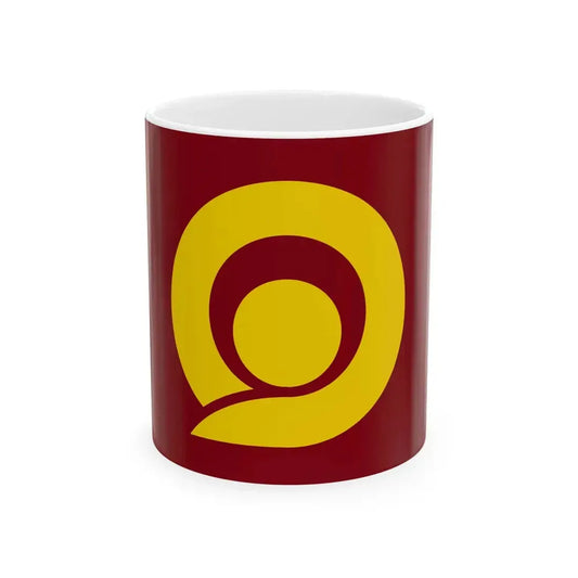 Flag of Tagami Niigata 2nd version (Japan) White Coffee Mug 11oz - Go Mug Yourself