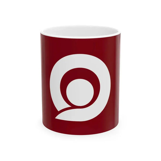 Flag of Tagami Niigata 3rd version (Japan) White Coffee Mug 11oz - Go Mug Yourself