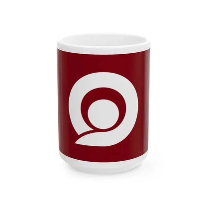 Flag of Tagami Niigata 3rd version (Japan) White Coffee Mug 15oz - Go Mug Yourself