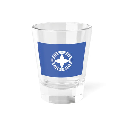 Flag of Tagawa Fukuoka (Japan) Shot Glass 1.5oz 1.5oz - Go Mug Yourself