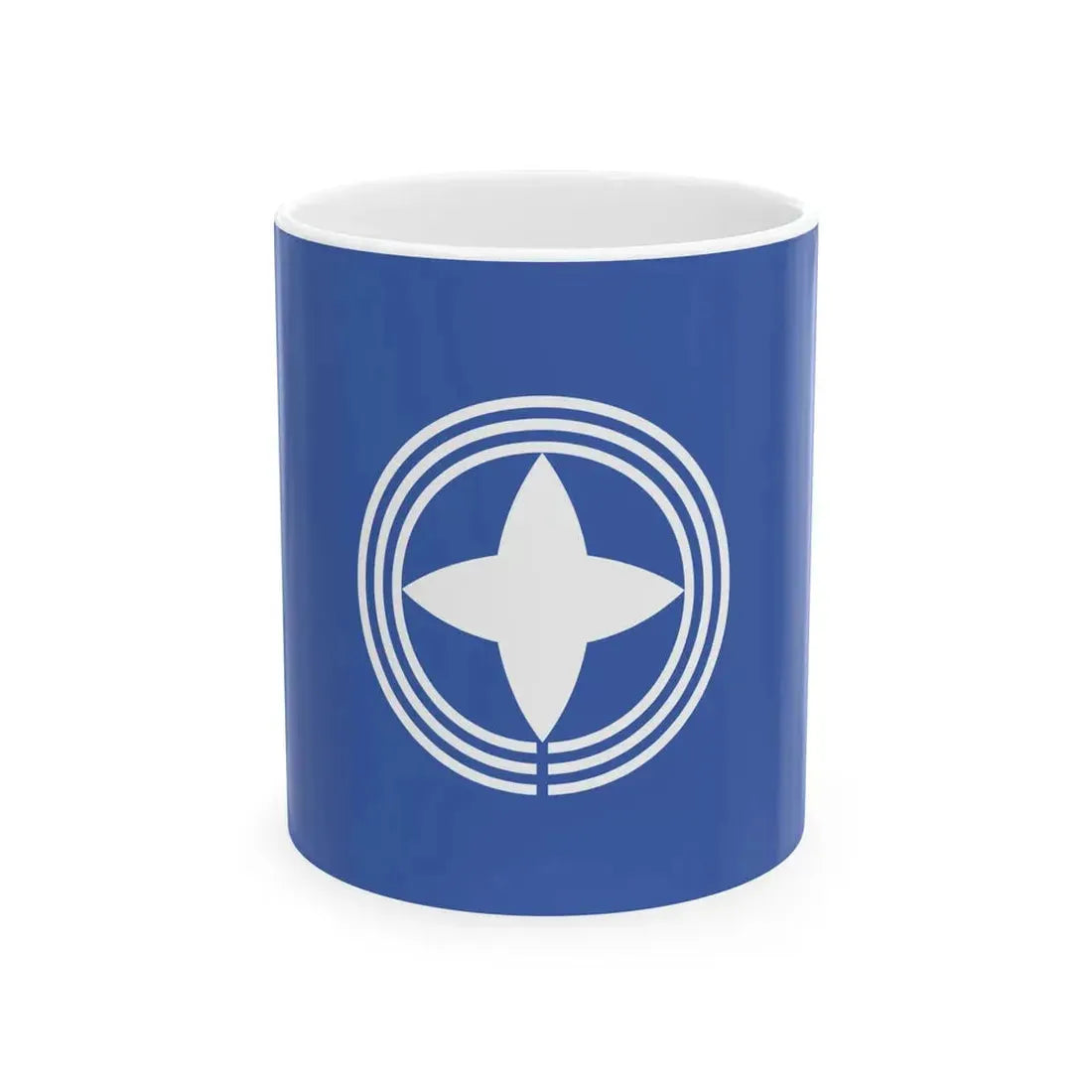 Flag of Tagawa Fukuoka (Japan) White Coffee Mug 11oz - Go Mug Yourself