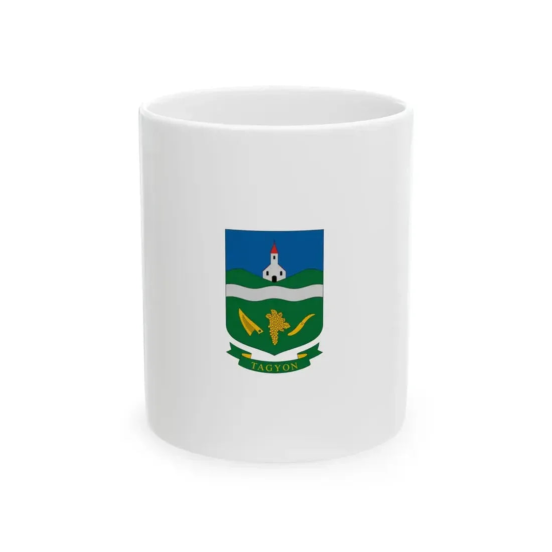 Flag of Tagyon (Hungary) White Coffee Mug 11oz - Go Mug Yourself