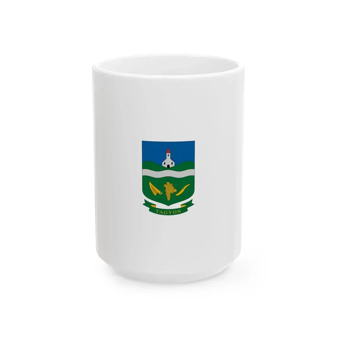 Flag of Tagyon (Hungary) White Coffee Mug 15oz - Go Mug Yourself